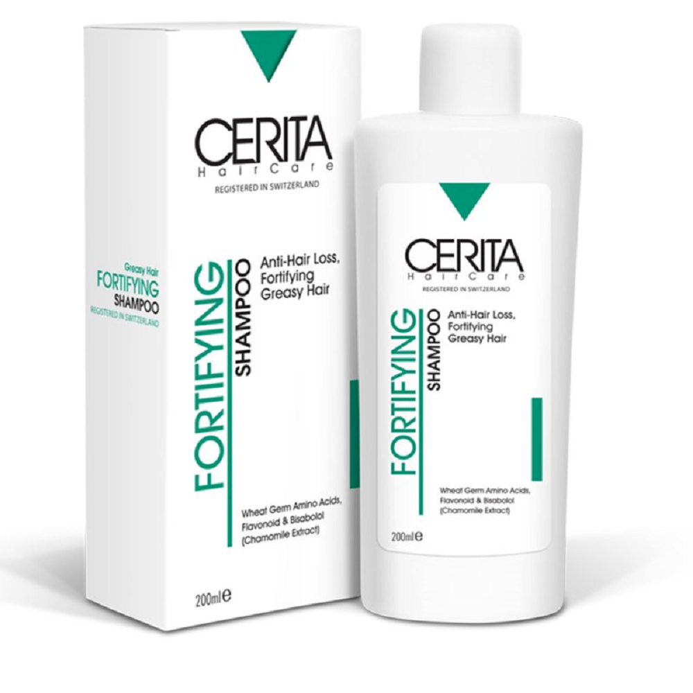 Anti Hair Loss Shampoo For Greasy Hairs CERITA 200 ml - digiteb marketplace