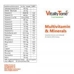 کپسول مولتی ویتامین و مینرال ویتالی تون