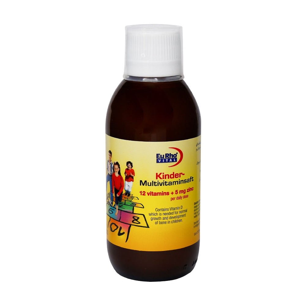 شربت کیندر مولتی ویتامین یوروویتال شربت کیندر مولتی ویتامین یوروویتال