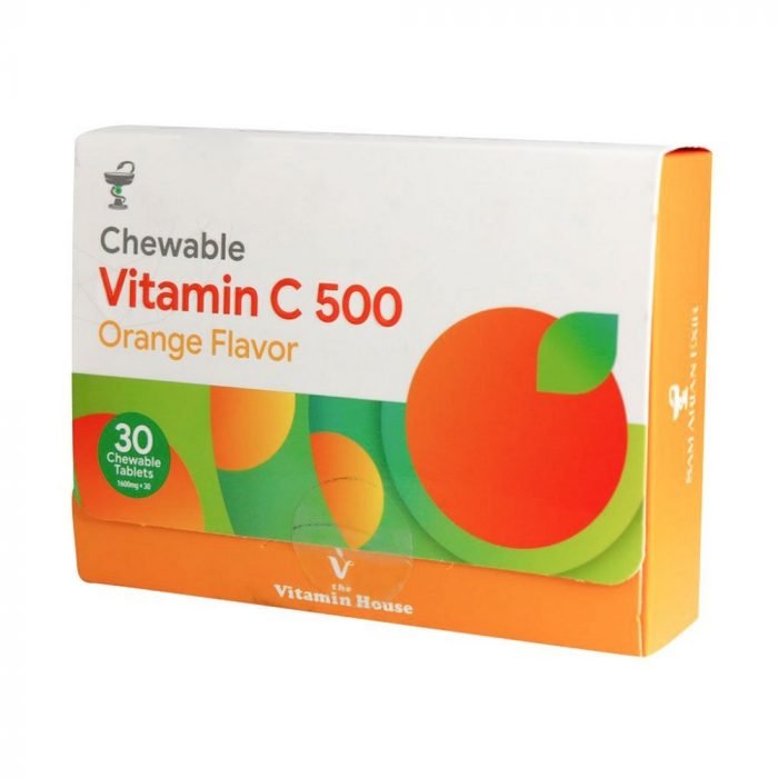 قرص جویدنی ویتامین C 500 میلی گرم ویتامین هاوس