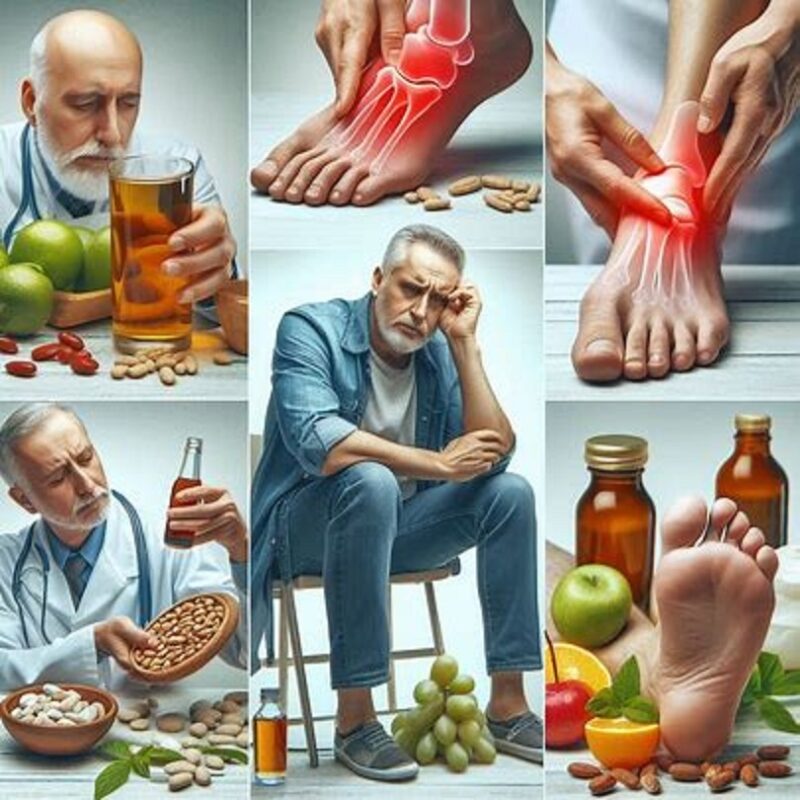 نقرس در افراد میانسال و سالمند