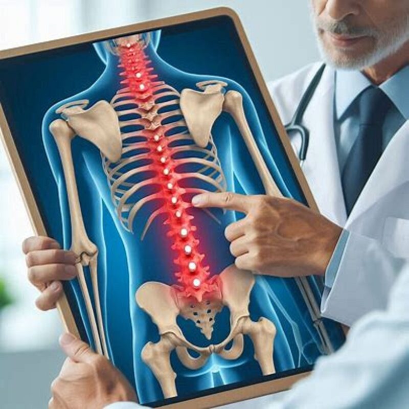 راه‌های تشخیص انحراف ستون فقرات در افراد میانسال و سالمند