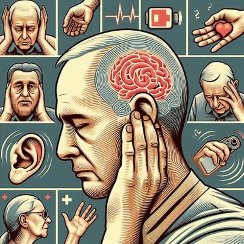 علائم و نشانه‌های وزوز گوش در افراد میانسال و سالمند
