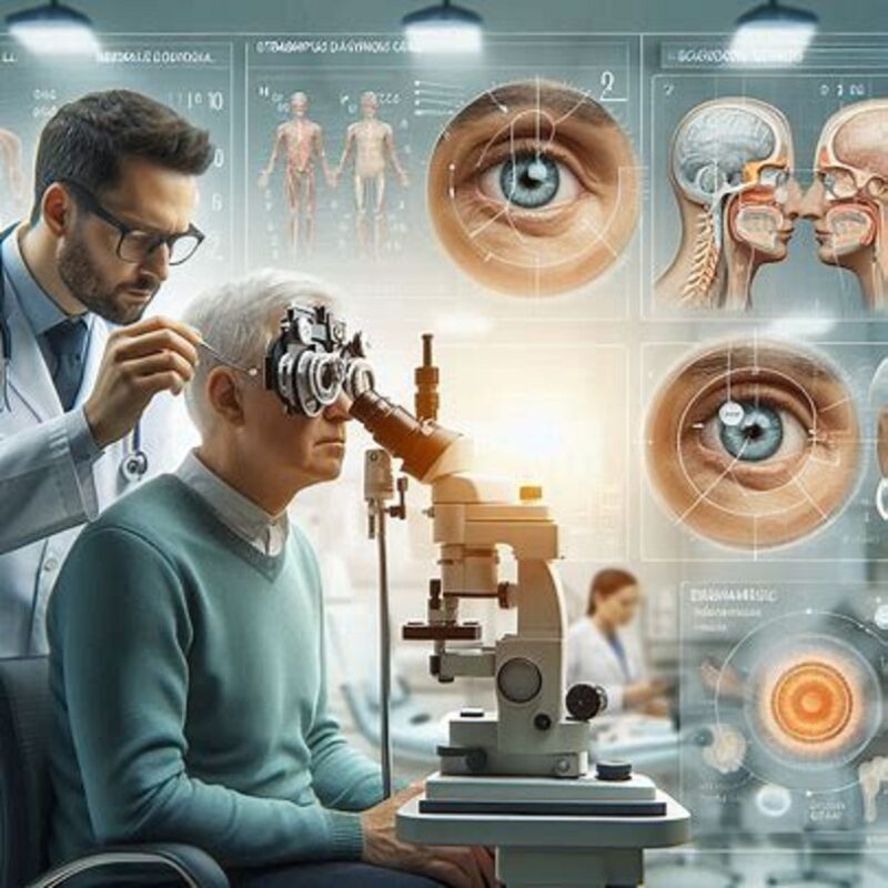تشخیص انحراف چشم در افراد میانسال و سالمند