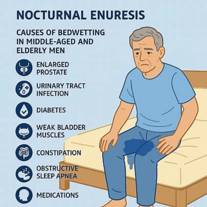 علل و عوامل شب ادراری در افراد میانسال و سالمند
