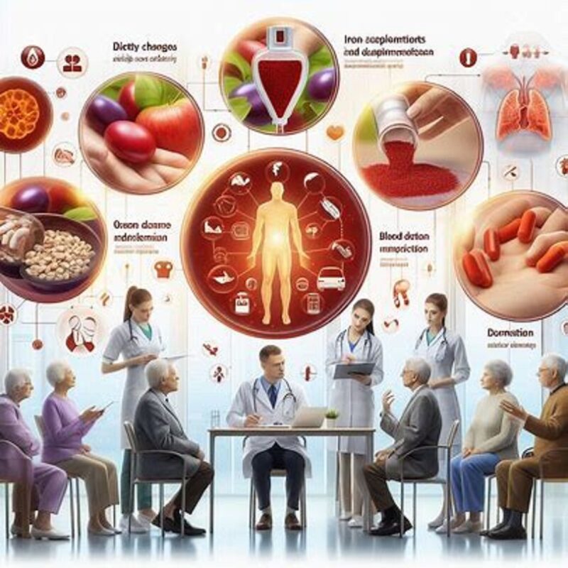 درمان کم خونی در افراد میانسال و سالمند