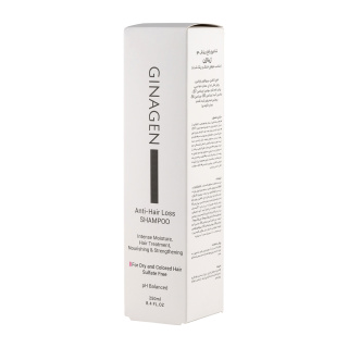 شامپو ضدریزش موی خشک و رنگ شده ژیناژن