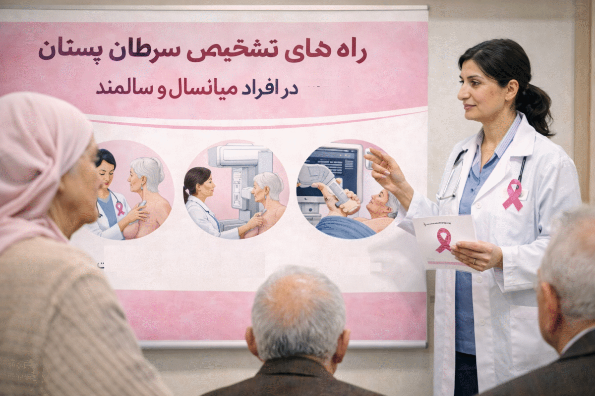 تشخیص سرطان پستان در افراد میانسال و سالمند