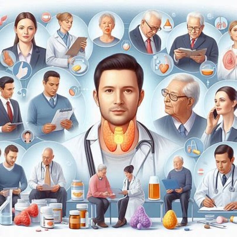 درمان تیروئید در افراد میانسال و سالمند