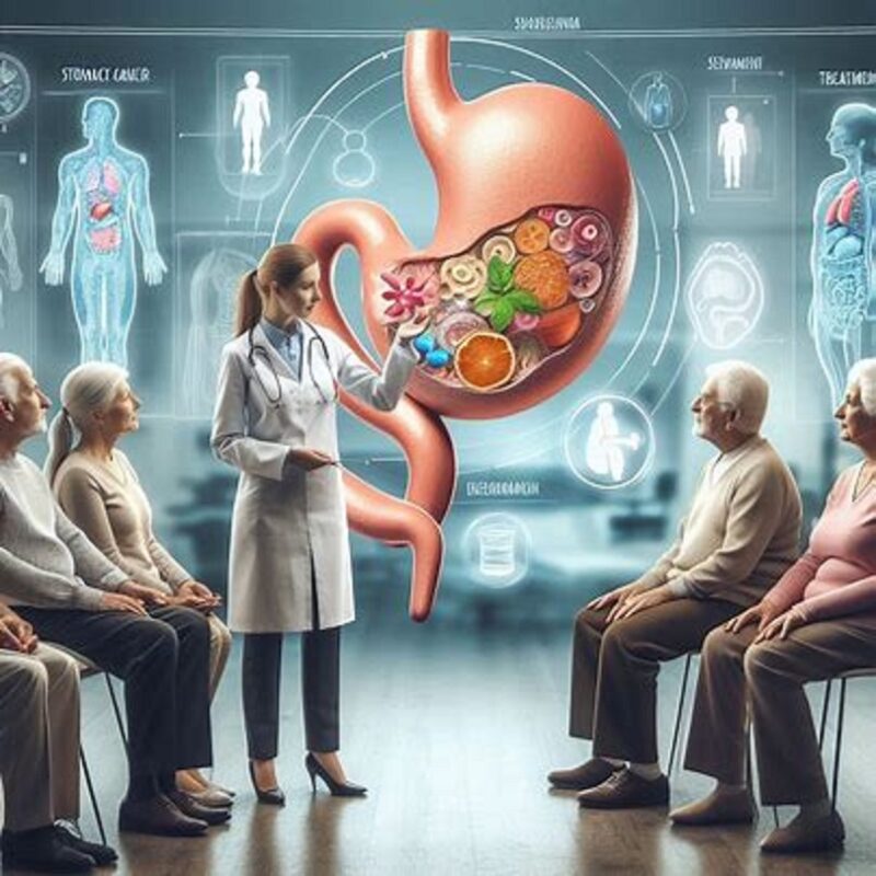 درمان سرطان معده در افراد میانسال و سالمند