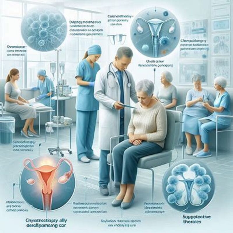 درمان سرطان تخمدان در افراد میانسال و سالمند