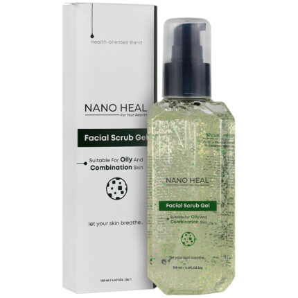 ژل اسکراب پوست چرب و مختلط نانوهیل
