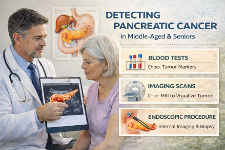 تشخیص سرطان لوزالمعده در افراد میانسال و سالمند