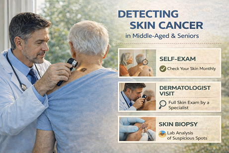 تشخیص سرطان پوست در افراد میانسال و سالمند