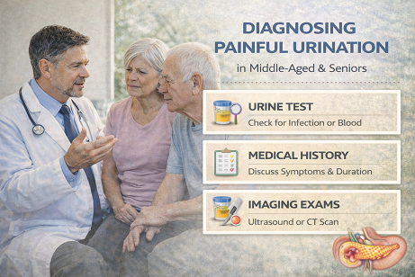 تشخیص سوزش ادرار در افراد میانسال و سالمند