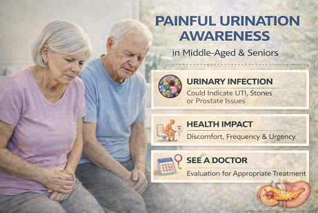 سوزش ادرار در افراد میانسال و سالمند