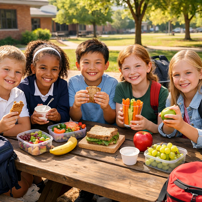 تغذیه دانش‌آموزان: میان وعده‌های مقوی و خوشمزه برای مدرسه