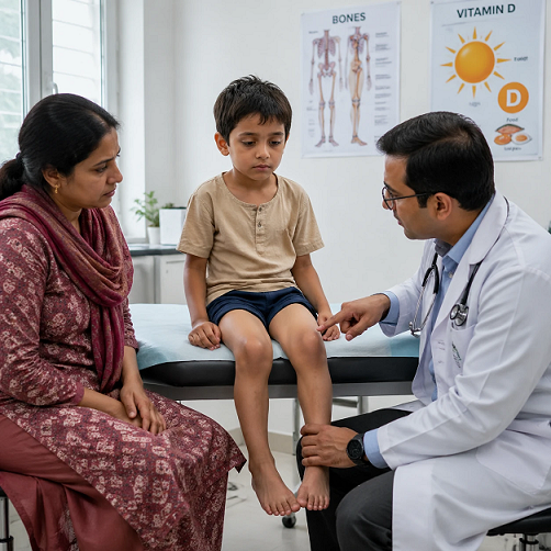 علائم و نشانه‌های کمبود ویتامین D در کودکان