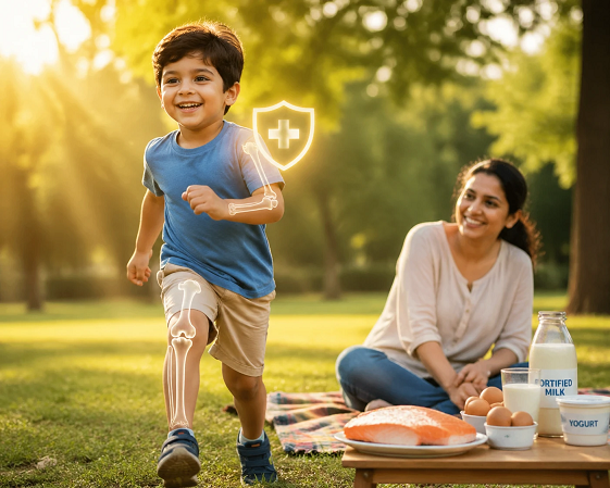 مهم‌ترین نقش‌های ویتامین D در سلامت کودکان