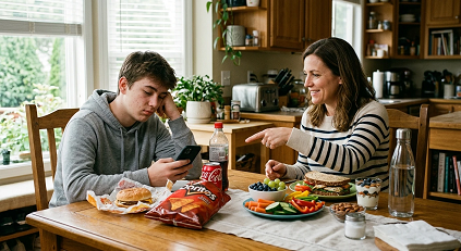 چالش‌های رایج تغذیه‌ای در نوجوانان و راهکارها