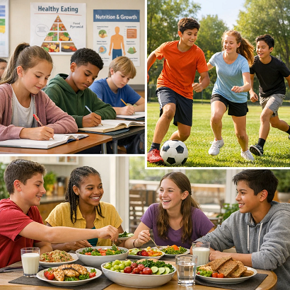 چرا تغذیه در سنین ۱۲ تا ۱۴ سال حیاتی است